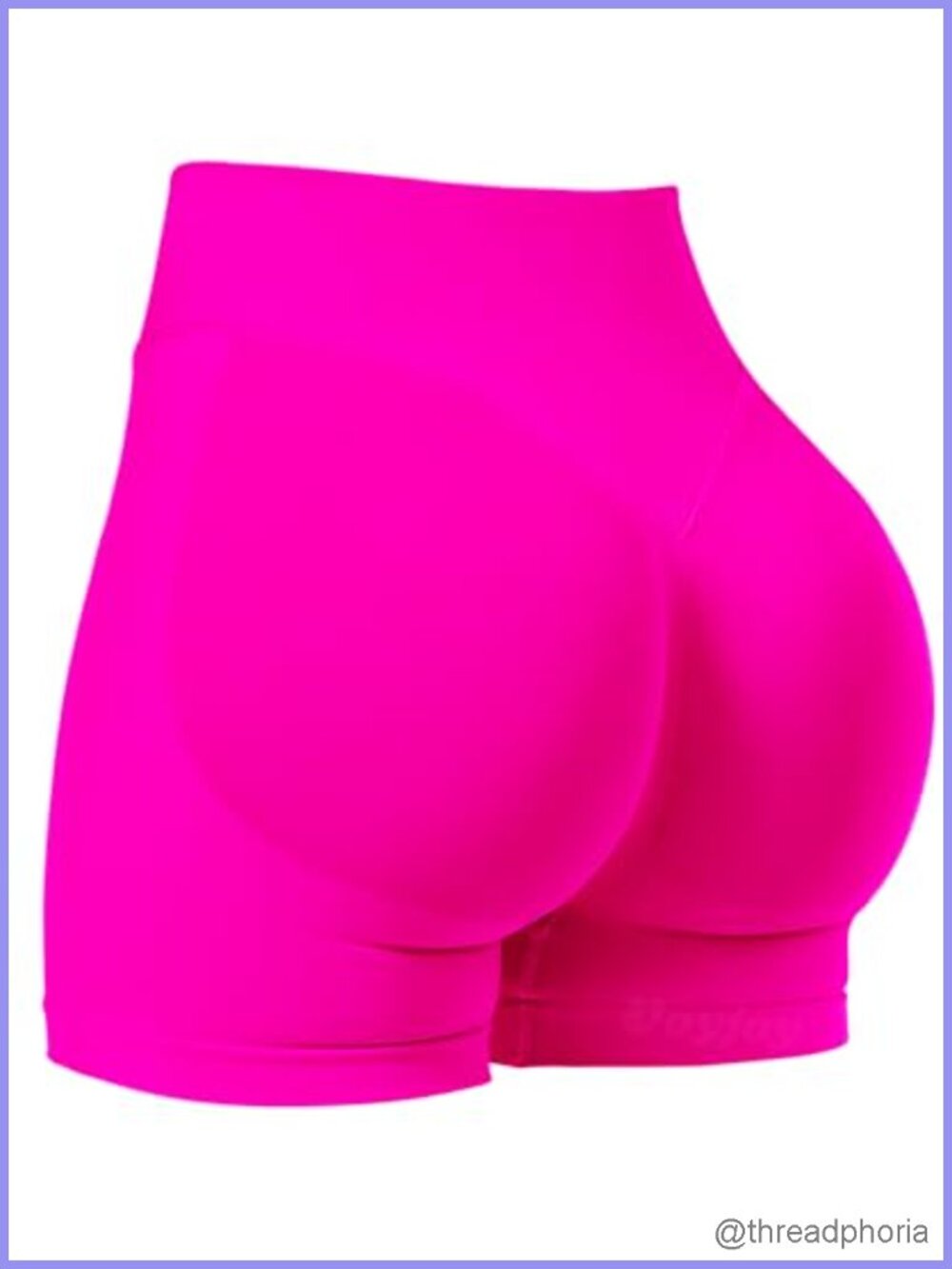 VOYJOY Women Workout Impact Shorts Seamless Scrunch Butt Booty Biker